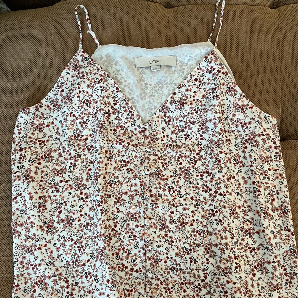 Loft spaghetti strap blouse